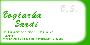 boglarka sardi business card